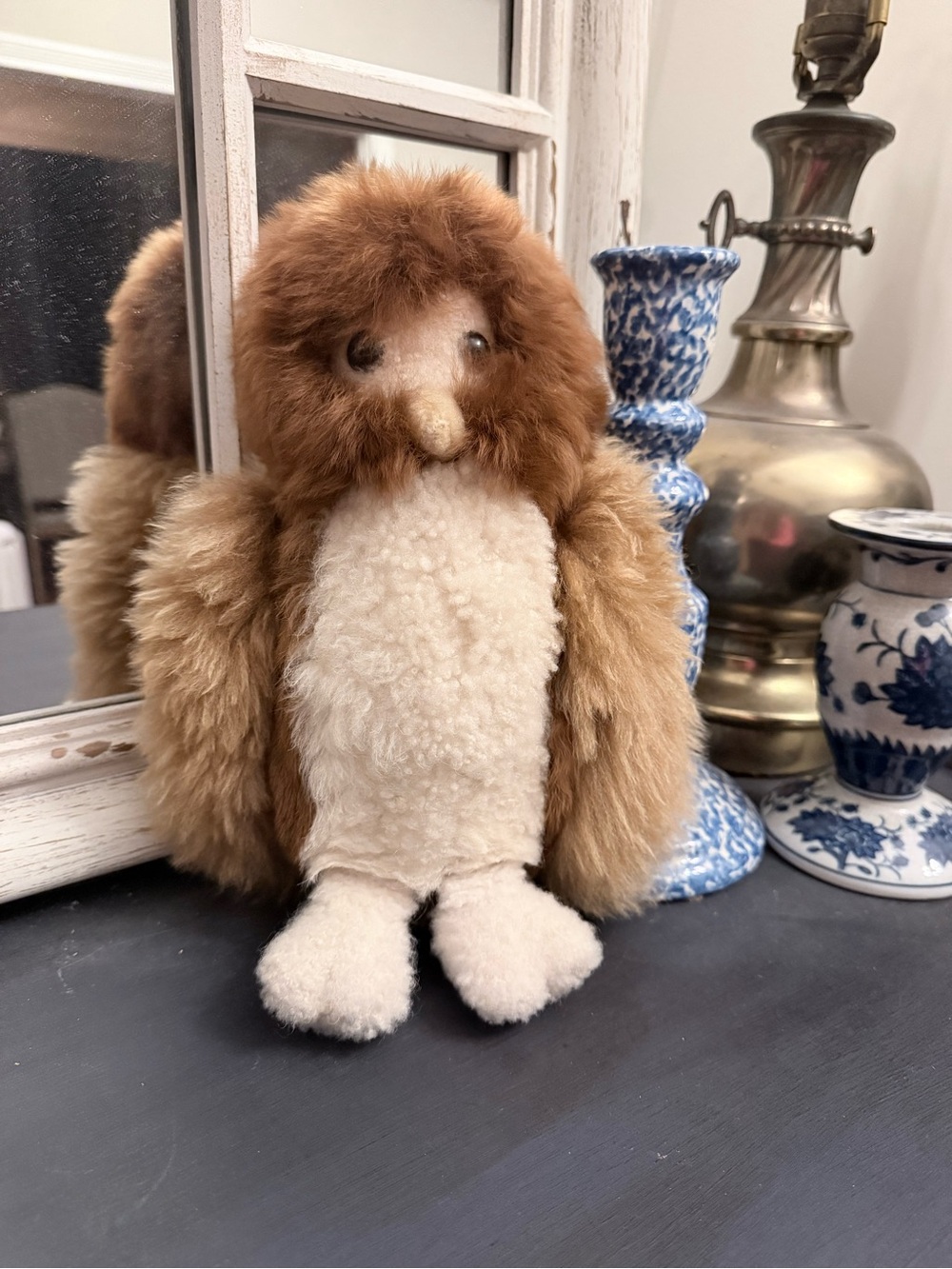 Alpaca fur owl